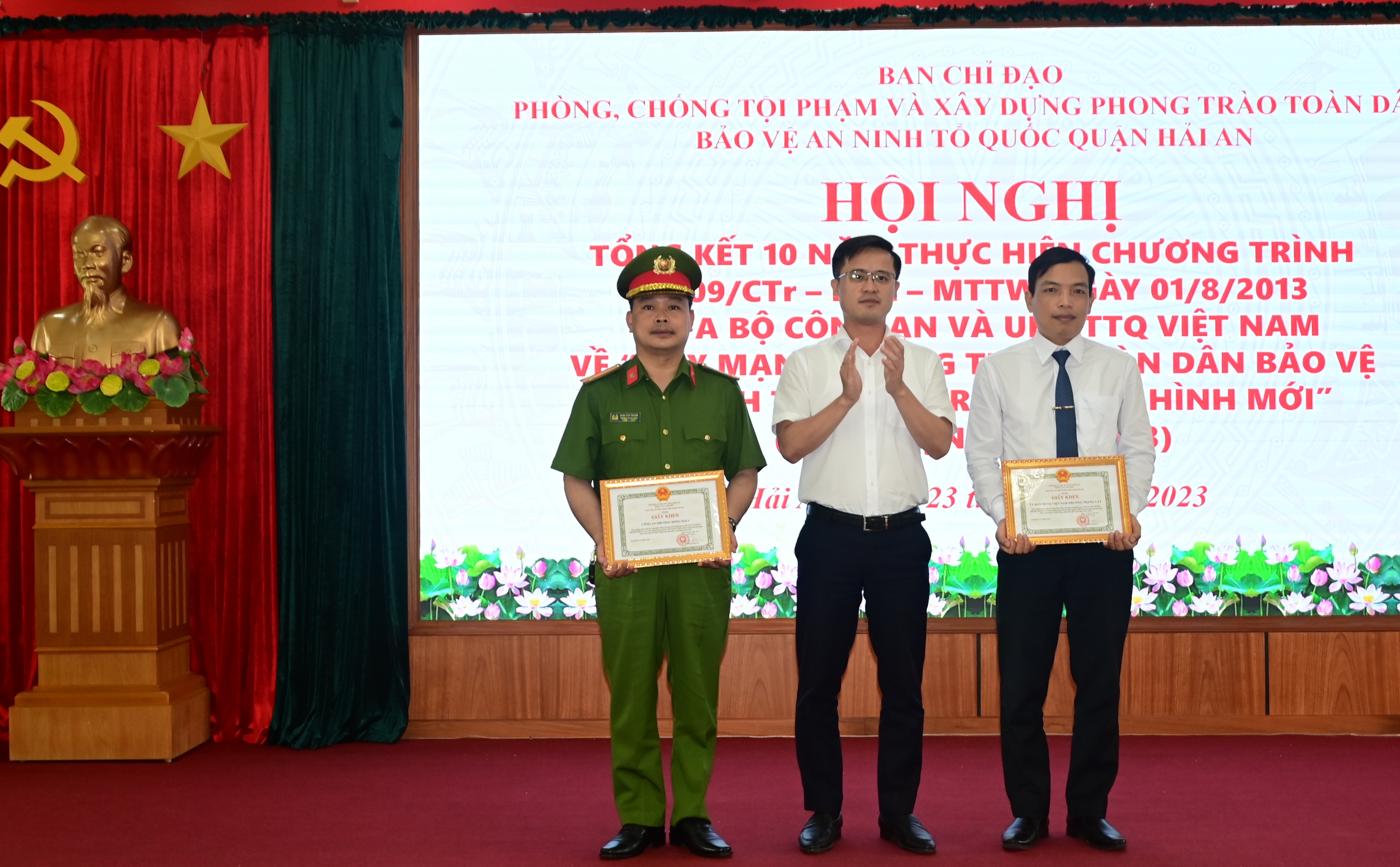 UBND quận Hải An: Tổng kết 10 năm thực hiện Chương trình phối hợp số 09 giữa Bộ Công an và Trung ương MTTQ Việt Nam 